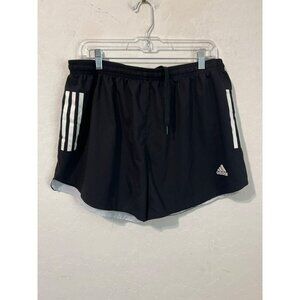 Adidas PrimeGreen Black White Stripe Athleticwear Shorts Running Shorts Sz US XL